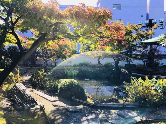 清洲城の庭園