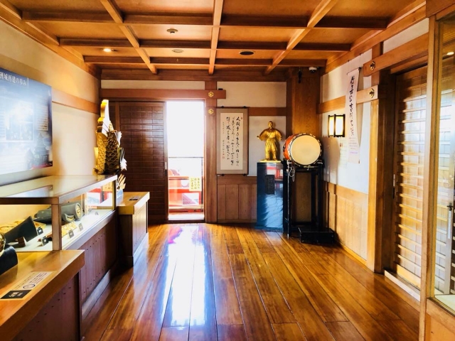 清洲城の最上階の展示