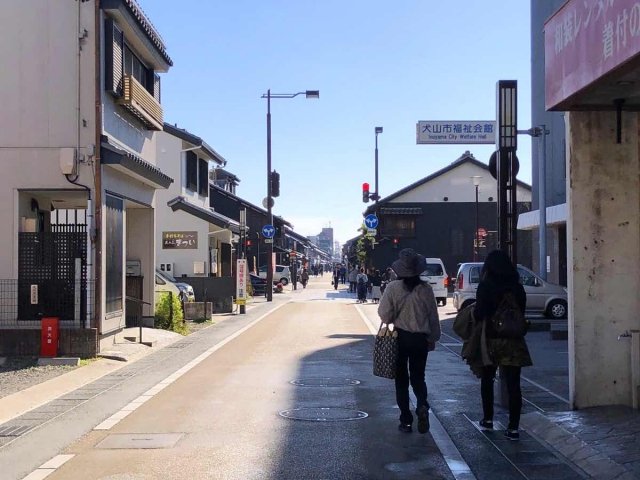 犬山城下町の街並み