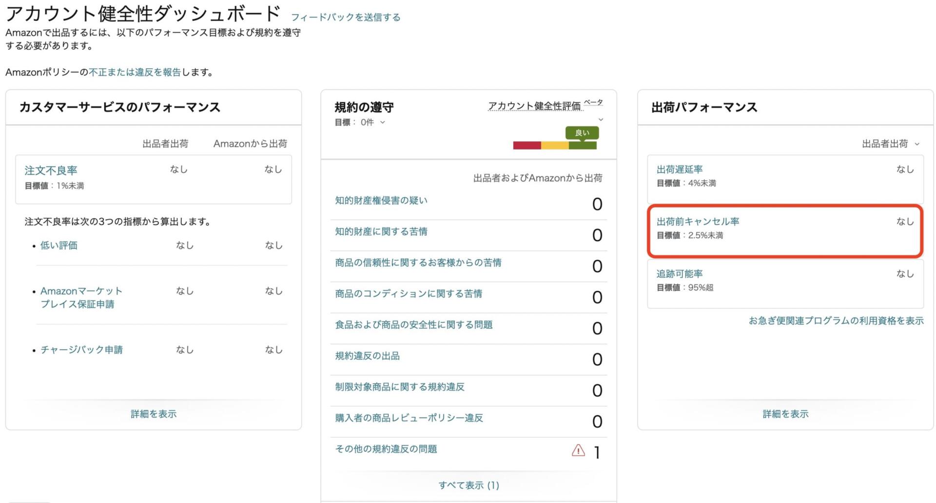 Amazon出荷前キャンセル率の悪化 アカウント停止条件や再開手順を解説 Amazon物販お悩み相談室