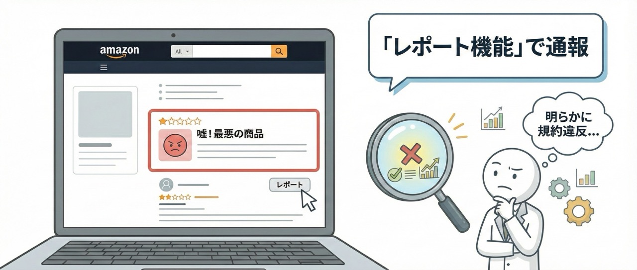 Amazon競合セラーの嫌がらせ対処法｜事例一覧と通報手順を解説【2026年